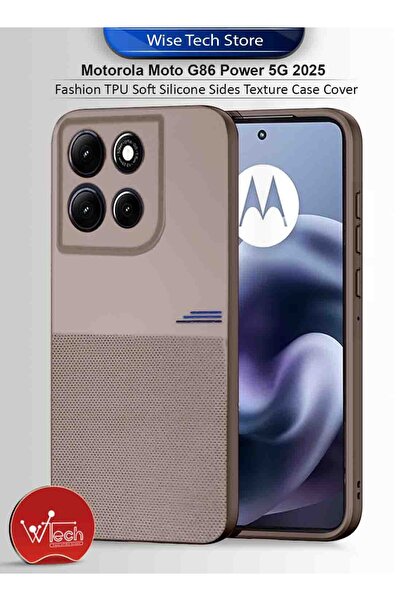 Wtech Motorola Moto G86 Power 5G 2025 Fashion TPU Soft Silicone Sides Texture...