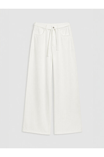 LC Waikiki Nevavm High Waist Wideleg Women's Jean Trousers with a Difference
