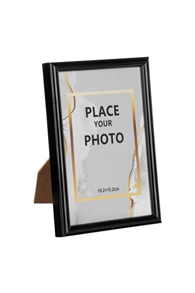 OEM Ramă foto decorativă, Negru, 10 x 15, MDF / plastic, perete/masă, amintir...