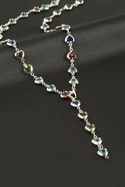Eco Lounge Heart zircon stone y necklace