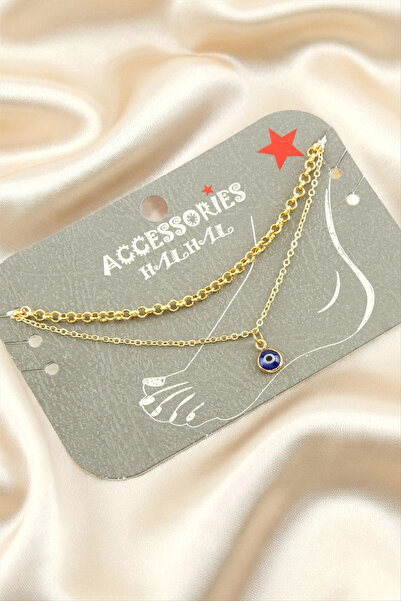 Eco Lounge Nazar Double Chain Anklet