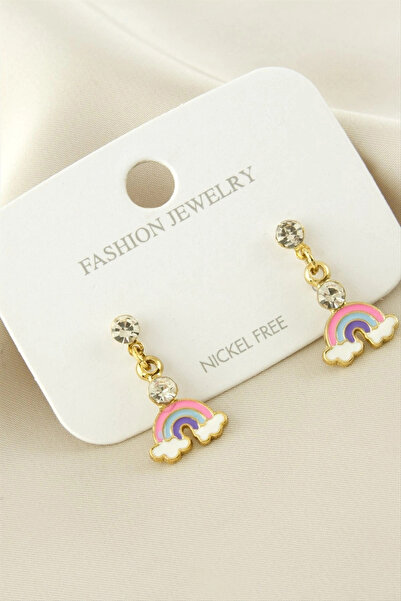 Eco Lounge Rainbow Stone Enamel Earrings