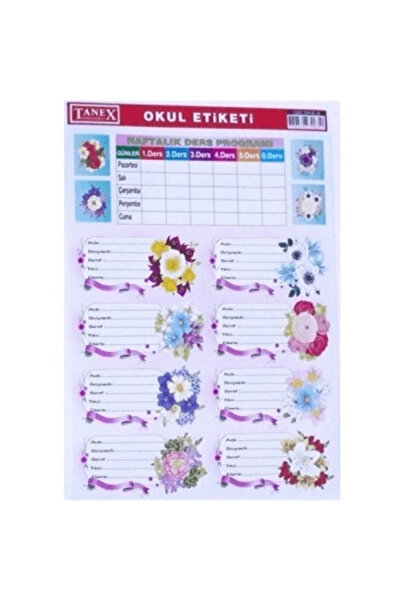 Tanex School Label 3 Pack - 3 Packs