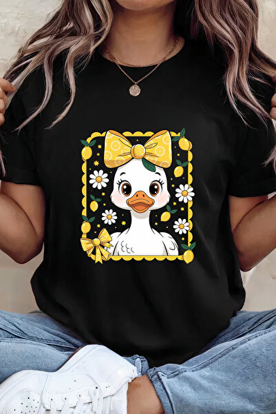 Sarah's Boutique Women's T-shirt – 100% cotton – Duckie Frame