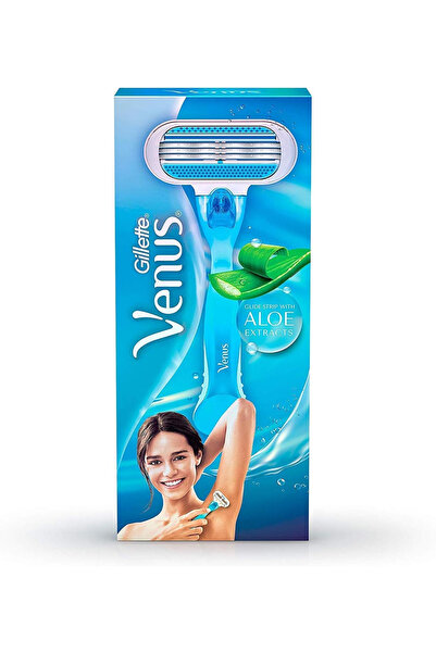 Aloe Venus Smooth Hair Removal Razor for Women with Vera, 1 Pc