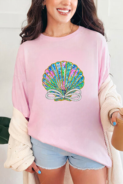 Sarah's Boutique Women's T-shirt – 100% cotton – Glitter Shell