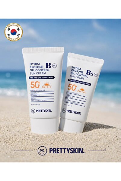 PS PRETTYSKIN كريم واقي من الشمس هيدرا إكسوسوم بي 5 للتحكم في الزيوت بعامل حم...