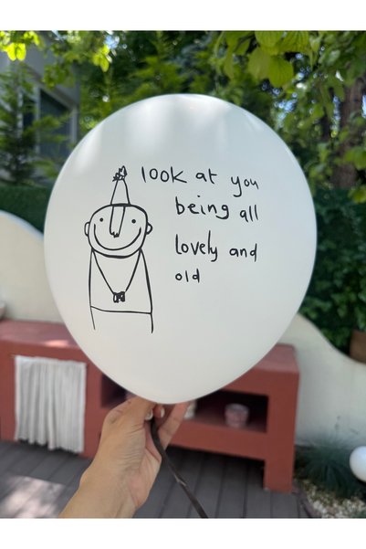 Kukuletaparty Mottolu Doğum Günü Kutlama Balonu-Erkek (soft tasarım)