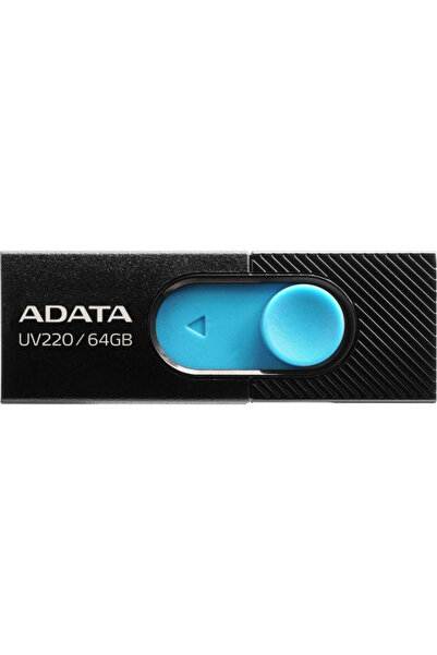 Adata Εξωτερική Μνήμη USB-A UV220, 64Gb AUV220-64G-RBKBL