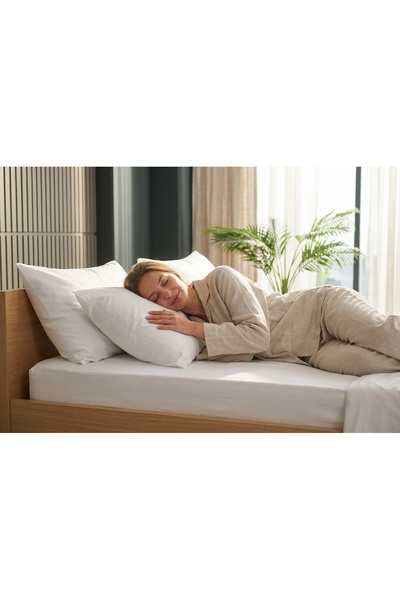 Zorluteks Taç Basic Ranforce Pillowcase Set 2 Pieces 50X70 Cm. 100% Cotton Ti...
