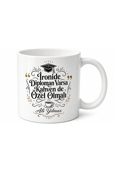 Tupya Gift I Have a Degree in Sarcasm Themed Ironic Degree Printed Porcelain ...