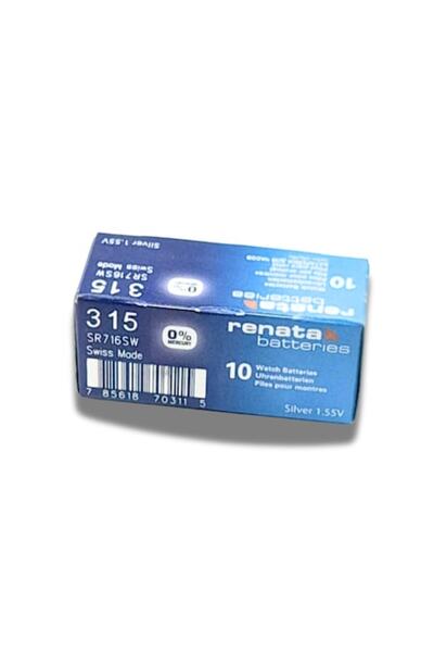 RENATA Box of 10 315 SR716SW Batteries