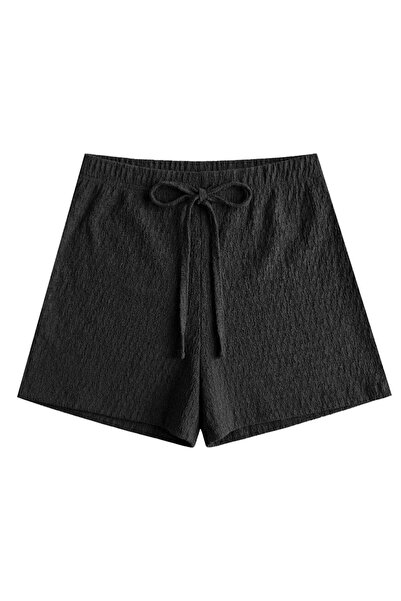 Cottonhill Premium - Tide Collection | Siyah Bağcıklı Bürümcük Dokulu Rahat K...