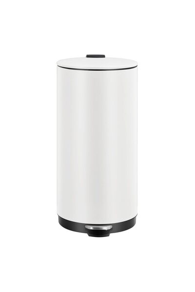 Garvee 30L/8 Gallon Round Trash Can, Modern Waste Bin with Soft Close Lid and...