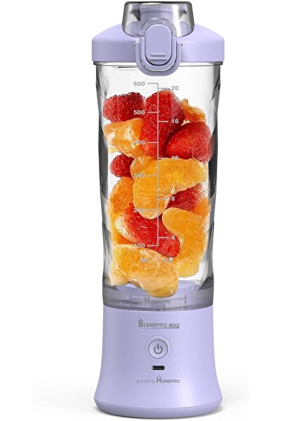 HOMEPRO Blendpro Max Portable Blender, Personal Smoothie Maker, USB Rechargea...
