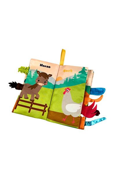 Puzzle كتاب قماشي ذيول حيوانات الحديقة