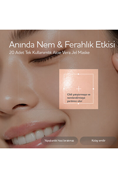Hanorae Beauty Aloe Vera Jel Maske
