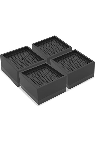 Arabest 4Pcs Furniture Bed Risers Adjustable, Anti Slip, Durable Plastic Bed ...
