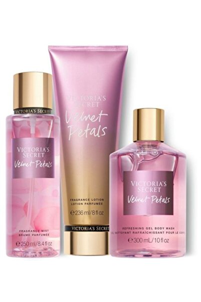 Victoria's Secret Velvet Petals Mist, Lotion and Gel Body Wash