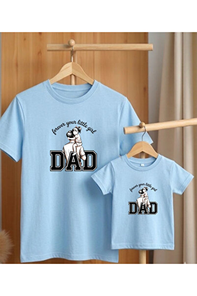 LORVEX Concept Ziua Tatălui - Tricou combinat Tată-Copil, supradimensionat, 1...