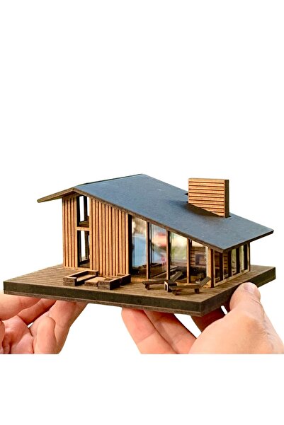 Paspasın Bahçeleri MODERN ŞÖMİNELİ EV – KENDİN YAP MAKET EV SERİSİ