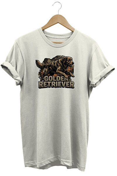 WİDİ Unisex Basset Hound Printed T-Shirt - Hunter Dogs Series Crew Neck Cotto...