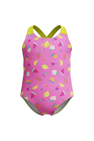 SPEEDO Baby One-Piece Swimsuit: Print Crossback Swimsuit