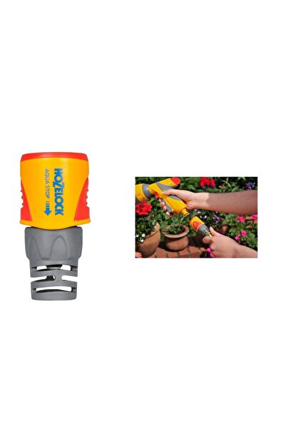 Hozelock Hose Connector with Stop (1/2 Inch, Product Code: 2055H)
