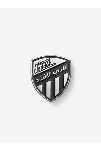 Ittihad دبوس درع فضي - فضي اللون