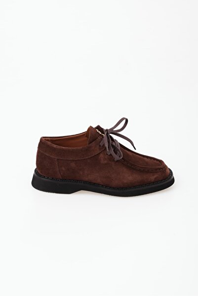 Eschi Genuine Leather Women's Loafer Shoes |   Lace-Up Classic Daily Stylish ...