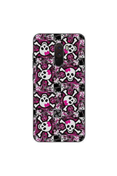 OEM Husa compatibila cu Xiaomi Pocophone F1 Silicon Gel Tpu Model Pop Art Ske...