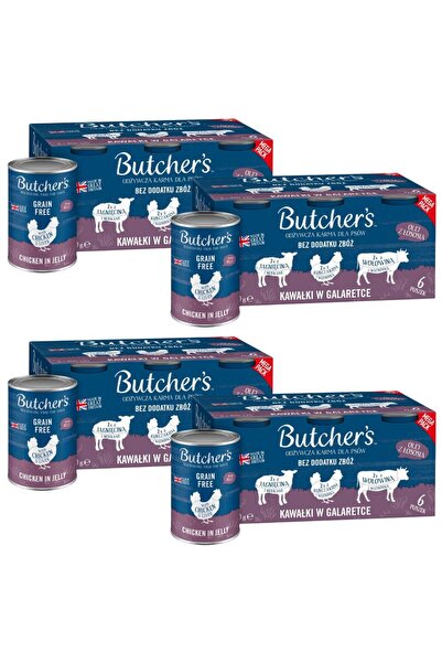 Butcher's Original Mega pack bucăți asortate în jeleu - hrană umedă pentru câ...