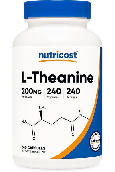 Nutricost L-Theanine 200mg, 240 Capsules - Double Strength