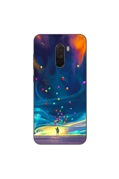 OEM Калъф, съвместим с Xiaomi Pocophone F1, силиконов гел TPU, с десен  "Всел...