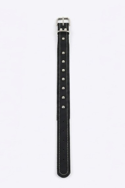 WOWMOMKIDS Leather Leash Black 65 cm