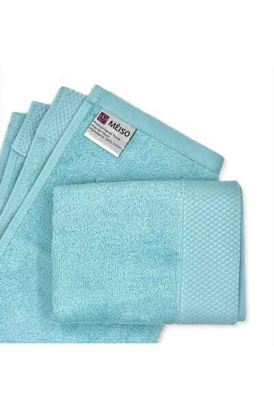 MEİSO Prosop PREMIUM MĚISO 40x75 cm din Bumbac 100% cu Model Jacquard – Moale...