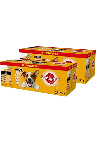 Pedigree Hrană pentru adulți cu carne și legume 100gx80