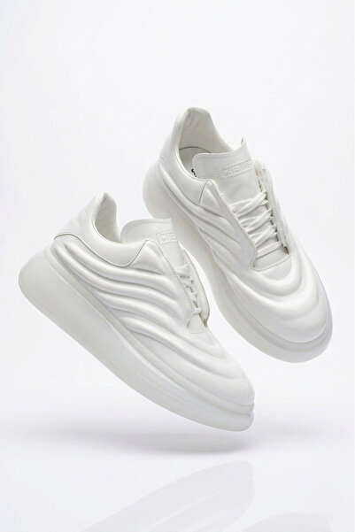 Zerenyus Zrc295I High Sole Special Material Men's Sneaker White