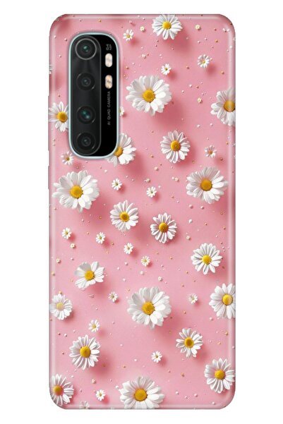 Cekuonline Xiaomi Mi Note 10 Lite Kılıf Süslü Duvar Temalı Desenli Darbe Emic...
