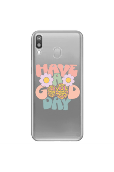 Other Samsung M20 Have A Good day Transparent Silicone TPU Θήκη
