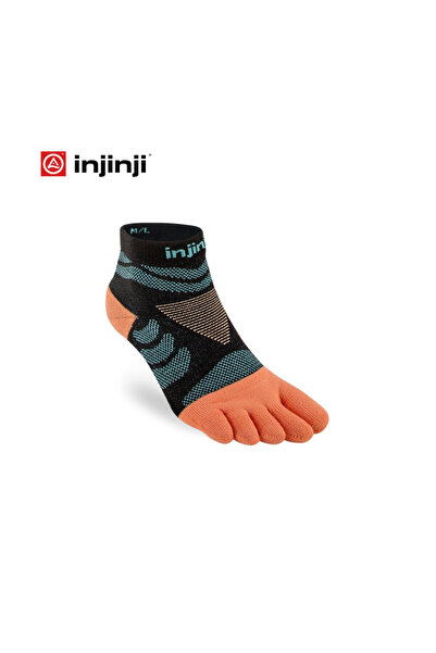 injinji WOMEN'S ULTRA RUN MIDWEIGHT MINI CREW - تايد - M/L