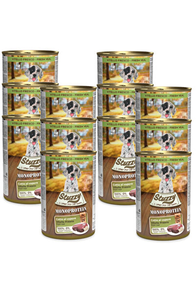 Stuzzy Hrană umedă pentru câini Monoproteică PUPPY FRESH VEAL Vită 12x400g