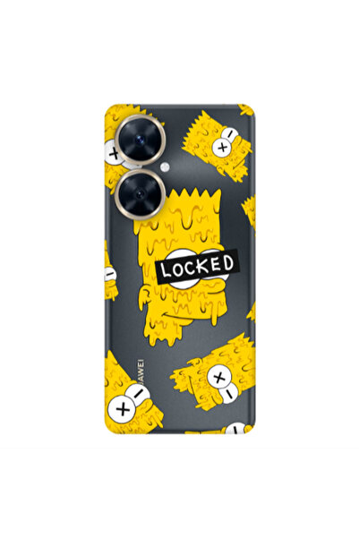 Other Huawei Nova 11i Bart Simpson Transparent Silicone TPU Θήκη