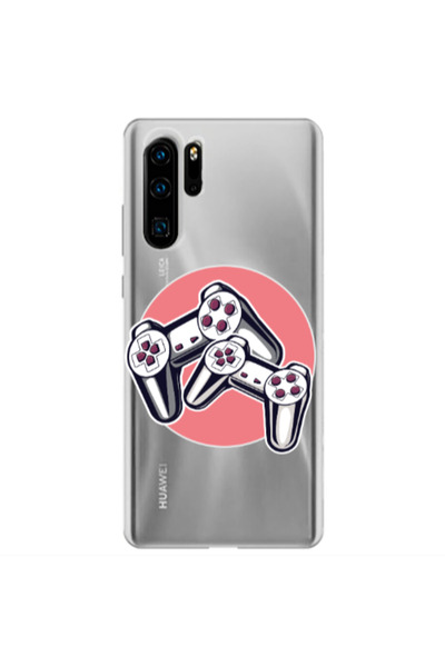 Other Huawei P30 Pro Retro Joysticks Transparent Silicone TPU Θήκη