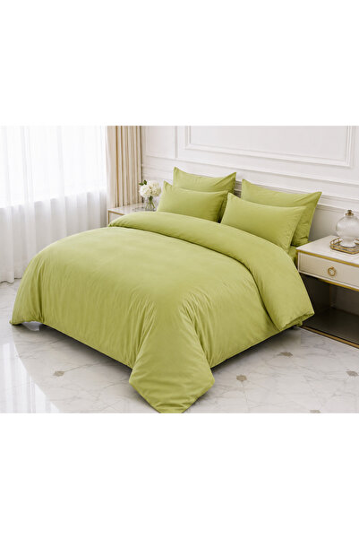MEİSO Set 4 Piese 240x260 cm - Lenjerie de Pat Premium MĚISO din Bumbac 100% ...