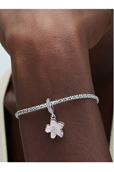 Pandora Charm tip Floare de cires Zirconiu - Argint 925