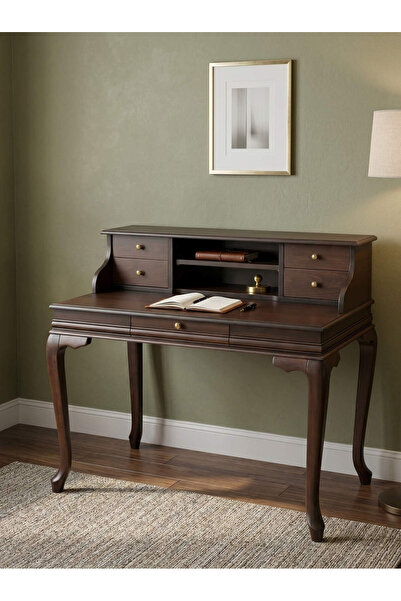 KleinHaus Furniture Marcell Raflı Çekmeceli Çalışma Masası