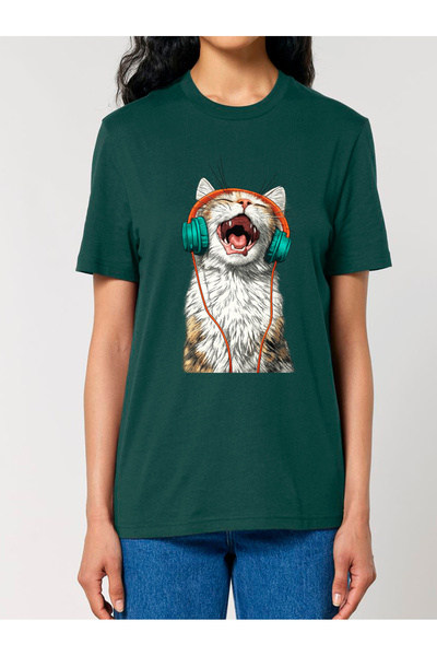 Cu Pisici Tricou din bumbac organic Premium-Meow Vibes, Unisex