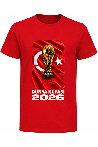Efendioğlu Design Dječja majica za Svetsko prvenstvo 26 sa slikom štapa i pol...