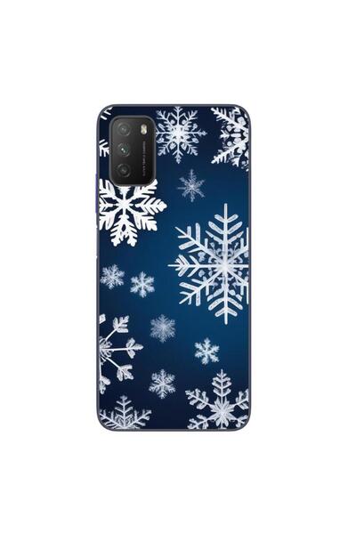 OEM Case compatible with Xiaomi Poco M3 Silicone Gel Tpu Snowflake Pattern
